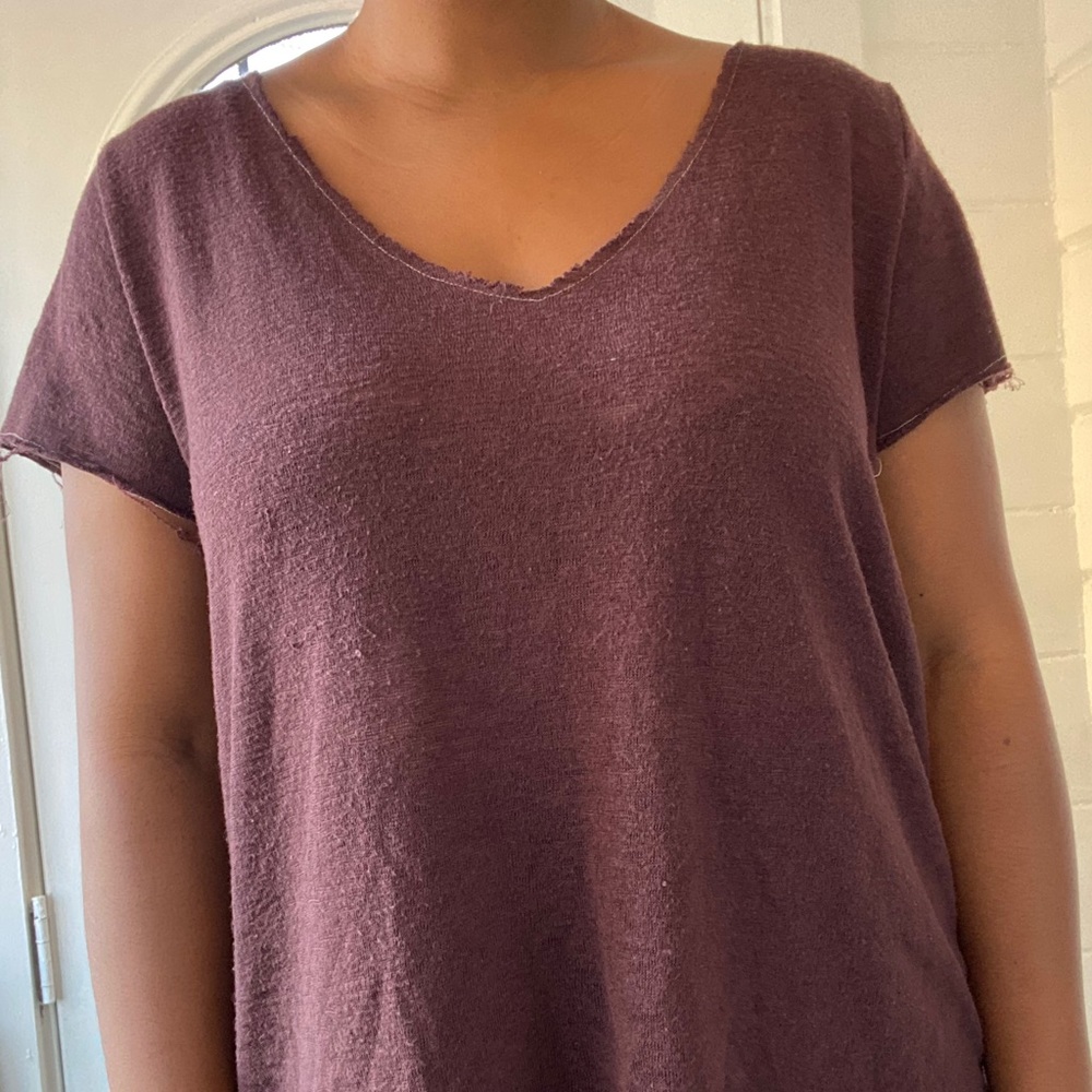 Urban Outfitters V Neck Lightweight Tshirt